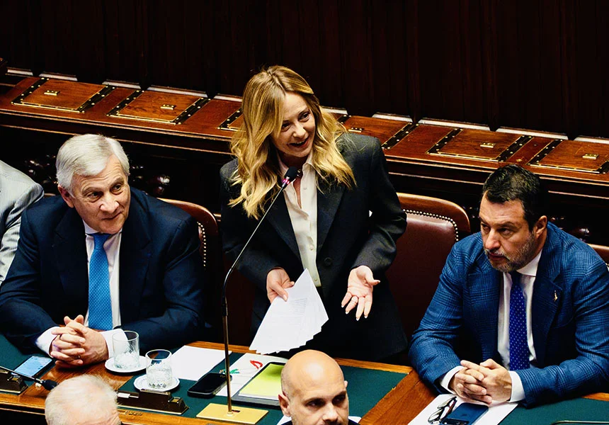 President Meloni addresses Parliament on government activities and justice reform after referendum