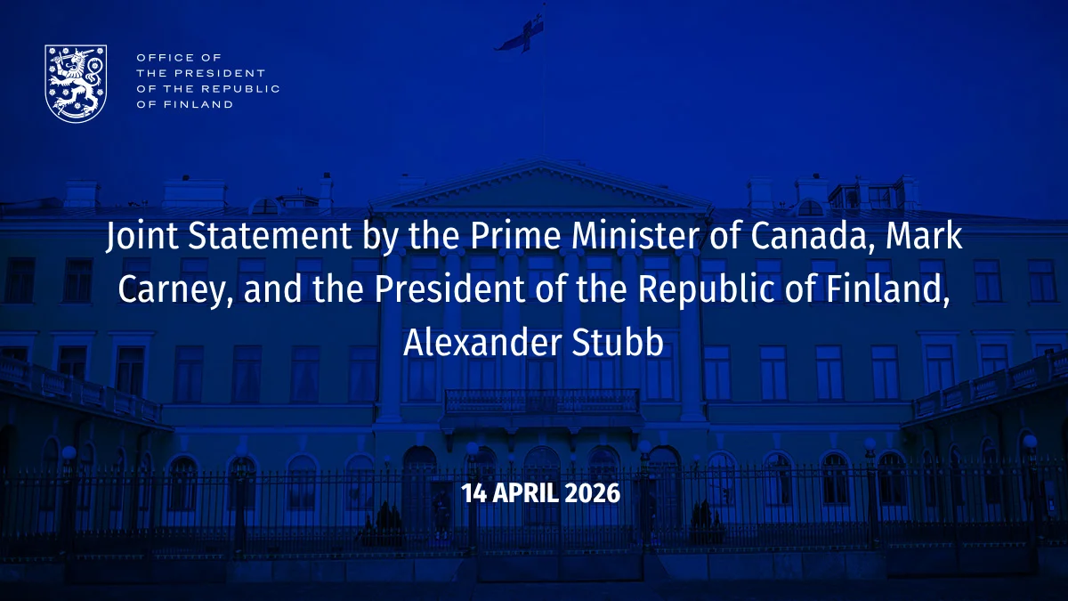 Canada and Finland Sign Maritime MoU and Boost Defence, Arctic, and Tech Cooperation