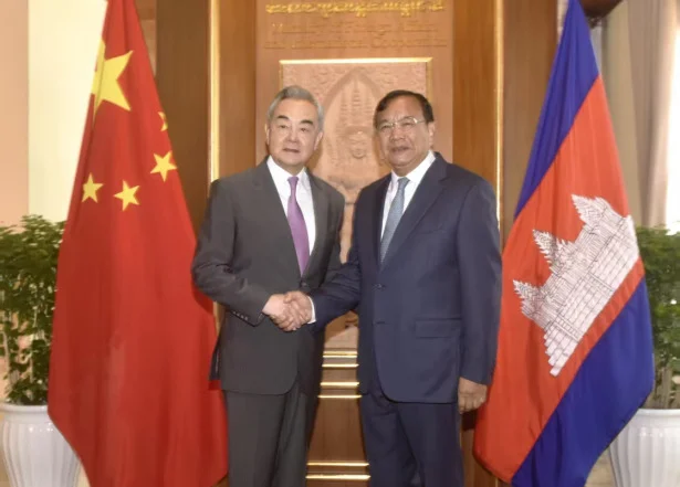 Cambodian Acting Head of State Samdech Techo Hun Sen Meets with Wang Yi April 23, 2026