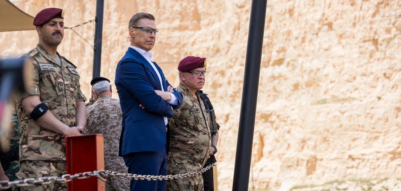 Finnish President Stubb highlights Jordan and Egypt's roles in regional stabilisation during April 2026 visits