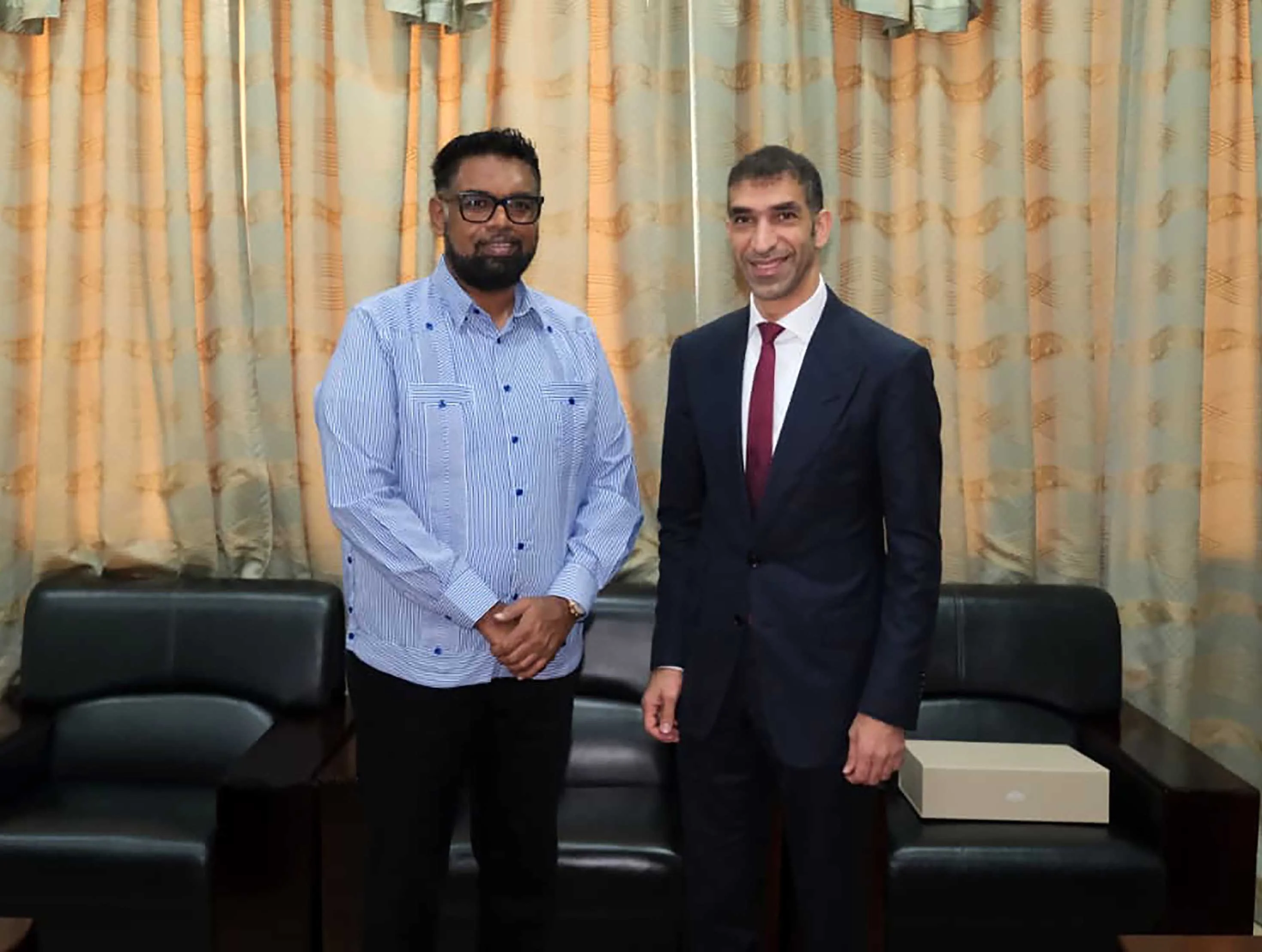Guyana president hosts UAE trade delegation in Georgetown