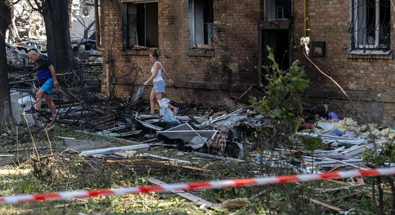 Ukraine: Russian attacks kill two children and damage three aid warehouses