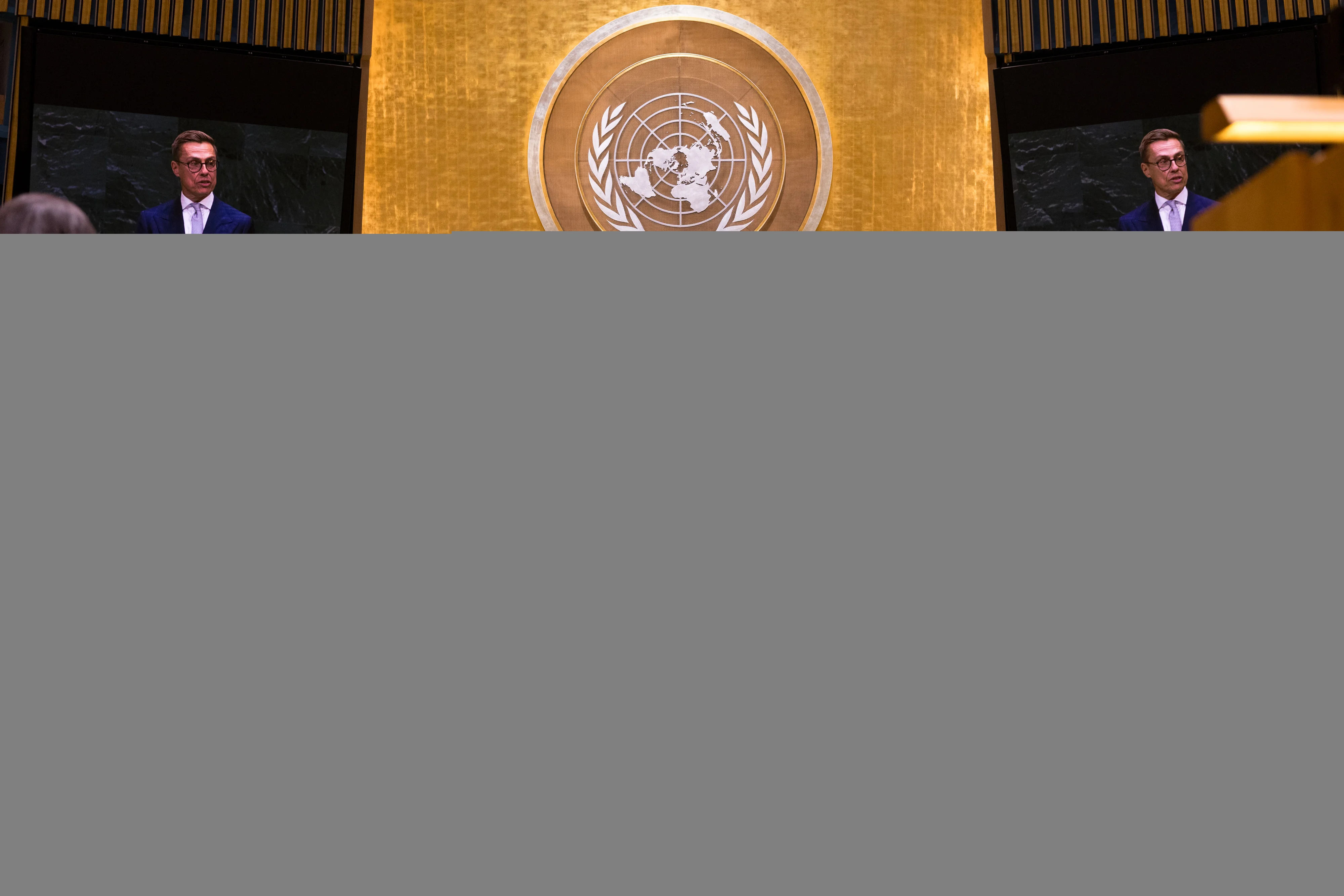Finland's Stubb urges UN reform and cooperation in General Assembly speech