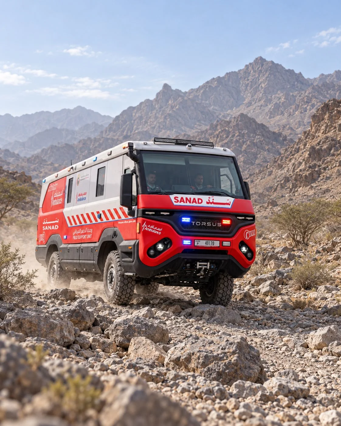 Dubai Ambulance unveils SANAD off-road emergency vehicle in Orlando