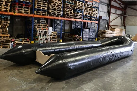 UK officers seize 25 inflatable boats bound for people smugglers