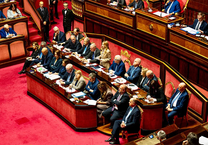 Meloni tells Senate Europe faces war, energy pressure and security threats