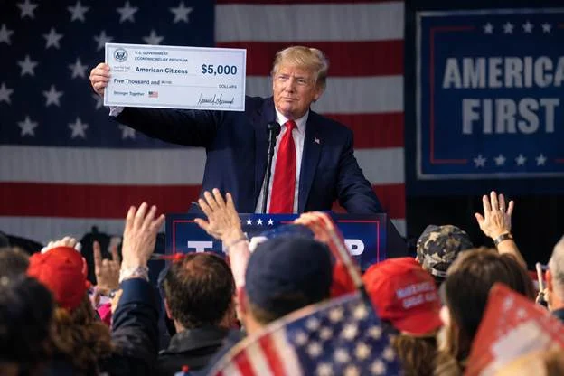 Five thousand dollar checks and midterm elections