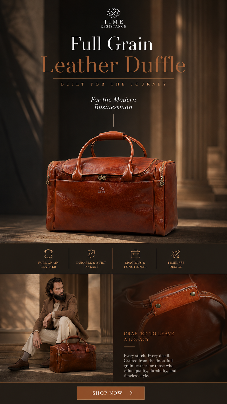 Duffle Travel Bag-Lskyscraper